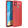 Oppo A15 Kılıf Auto Focus Kapak - Kırmızı