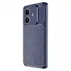 Oppo A3 Kılıf Auto Focus Karbon Kapak - Lacivert