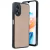 Oppo A38 Kılıf Aras Deri Kapak - Pudra