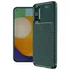 Oppo A38 Kılıf Auto Focus Karbon Kapak - Koyu Yeşil