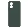 Oppo A38 Kılıf First Silikon - Koyu Yeşil