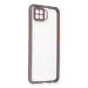 Oppo A73 Kılıf Miami Şeffaf Silikon - Açık Mor