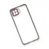 Oppo A73 Kılıf Miami Şeffaf Silikon - Açık Mor