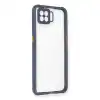 Oppo A73 Kılıf Miami Şeffaf Silikon - Gri