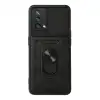 Oppo A74 4g Kılıf Pars Lens Yüzüklü Silikon - Siyah