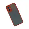 Oppo A96 Kılıf Montreal Silikon Kapak - Kırmızı