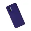Oppo A96 Kılıf Nano İçi Kadife Silikon - Mor