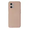Oppo A96 Kılıf Nano İçi Kadife Silikon - Pudra