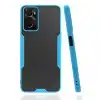 Oppo A96 Kılıf Platin Silikon - Mavi