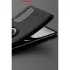 Oppo Find X2 Kılıf Range Yüzüklü Silikon - Siyah-gold