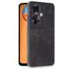 Oppo Reno 11f Kılıf Aras Deri Kapak - Siyah