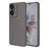 Oppo Reno 11f Kılıf First Silikon - Gri