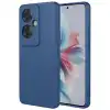 Oppo Reno 11f Kılıf First Silikon - Lacivert