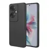 Oppo Reno 11f Kılıf First Silikon - Siyah