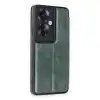 Oppo Reno 11f Kılıf Flip Cover - Koyu Yeşil
