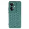 Oppo Reno 11f Kılıf Petek Silikon Kapak - Koyu Yeşil