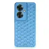 Oppo Reno 11f Kılıf Petek Silikon Kapak - Mavi