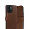 Oppo Reno 14f Trend S Plus Kapaklı Kılıf - Taba