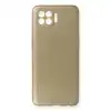 Oppo Reno 4 Lite Kılıf First Silikon - Gold