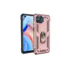 Oppo Reno 4 Lite Kılıf Sofya Yüzüklü Silikon Kapak - Rose