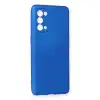 Oppo Reno 5 Kılıf First Silikon - Mavi
