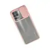 Oppo Reno 5 Lite Kılıf Palm Buzlu Kamera Sürgülü Silikon - Pembe