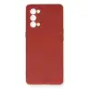 Oppo Reno 5 Pro Kılıf Nano İçi Kadife Silikon - Kiremit