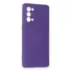 Oppo Reno 5 Pro Kılıf Nano İçi Kadife Silikon - Mor