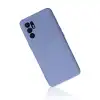 Oppo Reno 6 Kılıf Nano İçi Kadife Silikon - Lila