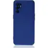 Oppo Reno 6 Kılıf Nano İçi Kadife Silikon - Mavi