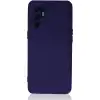 Oppo Reno 6 Kılıf Nano İçi Kadife Silikon - Mor