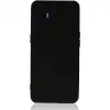 Oppo Reno 6 Kılıf Nano İçi Kadife Silikon - Siyah