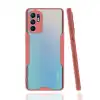 Oppo Reno 6 Kılıf Platin Silikon - Pembe