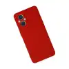 Oppo Reno 7 Lite Kılıf Nano İçi Kadife Silikon - Kırmızı