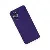Oppo Reno 7 Lite Kılıf Nano İçi Kadife Silikon - Mor