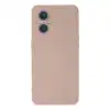 Oppo Reno 7 Lite Kılıf Nano İçi Kadife Silikon - Pudra