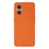 Oppo Reno 7 Lite Kılıf Nano İçi Kadife Silikon - Turuncu