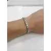 Örgü Deri Erkek Bileklik