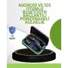 Oyun Modlu E10 Bluetooth Kulaklık Powerbank ve LED Ekranlı