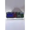 Oyuncu Klavyesi Q Klavye RGB Işıklı Mouse Hediyeli