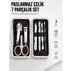 Paslanmaz Çelik Kişisel Bakım Seti – 7 Parça