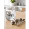 Paslanmaz Çelikten Üretilmiş Metal Buz Küpü Seti ve Buz Klipsi