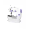 Pedallı Mini Dikiş Makinesi Çift Makara Kilitli Dikiş