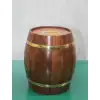 Pirinç Ahşap Fıçı Kumbara 1996