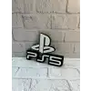 PlayStation 5 Logo Duvar Dekoru Minimal Tasarım 16×12 cm