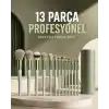 Profesyonel Makyaj Fırça Seti 13 Parça Yumuşak Kıllı Fırça Seti Far Fırçası