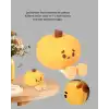 Pumpkin LED Night Light Dokunmatik Şarjlı Silikon Gece Lambası