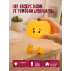 Pumpkin LED Night Light Dokunmatik Şarjlı Silikon Gece Lambası Yeni Nesil