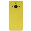 Realme 11 Pro Kılıf Nano İçi Kadife Silikon - Sarı