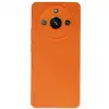 Realme 11 Pro Kılıf Nano İçi Kadife Silikon - Turuncu